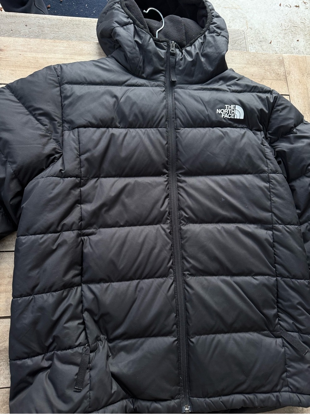 The North Face Black Hooded Men's Puffer Jacket